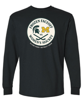 MSU Women's Hockey Frozen Faceoff Unisex LS Tee