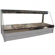 Roband C25RD Curved Glass Hot Food Bar. Weekly Rental $37.00