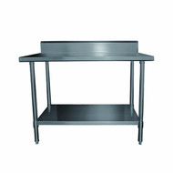 WBB6-1200/A - Stainless Steel Work Bench with Splash-back.