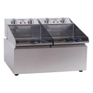 Roband FR28 Countertop Double Pan Fryer 2 x 8 Litre. Weekly Rental $11.00