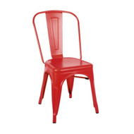 Tolix Chair - Matte Red