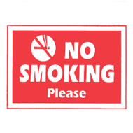 NO SMOKING PLEASE SIGN