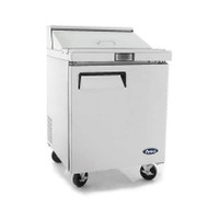 Atosa MSF8301 Single Door Sandwich Prep Table Refrigerator. Weekly Rental $26.00