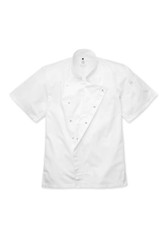 Cannes Press Stud White  Chef Jacket - SSSN-WHT