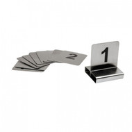 FLAT TABLE NUMBER SET-18/10, 50x50mm     41-50