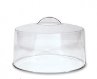 CAKE COVER -CLEAR -MOULDED HANDLE