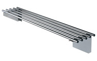 Simply Stainless SS11.1200 Pipe Wall Shelf. 1200 mm Wide