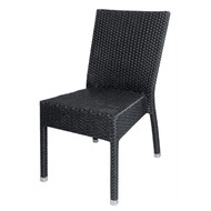 CF159 -  Wicker Side Chairs Charcoal (Pack of 4)