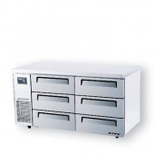 Turbo Air KUR15-3D-6 Drawer Under Counter Side Prep Table Refrigerator. Weekly Rental $46.00