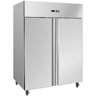 BROMIC - UF1300SDF - S/Steel 2 Door Upright Freezer. Weekly Rental $57.00
