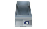 Electrolux 900XP E9FTGDSR00 400mm Wide Sloped Ribbed Gas Fry Top Griddle. Weekly Rental $49.00