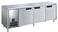 GLACIAN – BFS61885 -  Slimline 660mm Deep 3 Door S/S Under bench Freezer. Weekly Rental $36.00