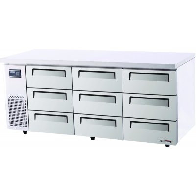 Turbo Air Kur18 3d 9 Drawer Under Counter Side Prep Table Refrigerator Weekly Rental 56 00 Catering Equipment Warehouse Restaurant Equipment Supplies