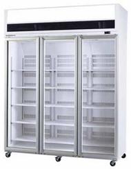 SKOPE VF1500X 3 Door Display Freezer - White. Weekly Rental $129.00