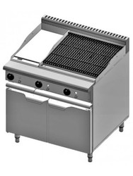  B & S Verro - VBT-GRP3-CBR6 - Combination 300mm Grill Plate  & 600mm Char Broiler. Weekly Rental $49.00