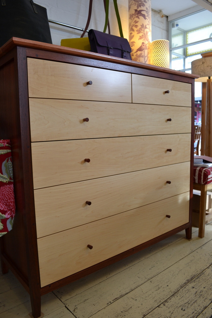 Lowboy Jarrah With Maple Drawer Fronts Wilkins And Kent