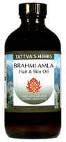 Brahmi Amla Hair Oil- calming and restorative, helps maintain hair's natural balance