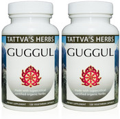 Guggul Holistic Extract - Non GMO Supplement Maintain Healthy Cholesterol 500 mg. 240 Vcaps - Rejuvenate Joint, Mobility Energy, Liver Detox, 4 Month Supply from Tattva's Herbs.