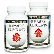 Turmeric Curcumin Holistic Extract- with Black Pepper for Advanced Absorption – Reduce Inflammation 500 mg. 240 V Caps  ( 2 Pack)