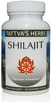 Shilajit Extract - Non GMO Contains 72 Fulvic Humic Minerals 500 mg. 120 Vcaps Natural Supplement 2 Month Supply from Tattva's Herbs