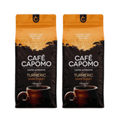 Turmeric Capomo 22 oz. 2 pack   A REAL Coffee Alternative. Caffeine,Gluten Free and Delicious.