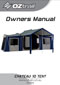 OZtrail Chateau Cabin tent user manual cover