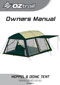 OZtrail Keppel cabin tent user manual cover