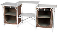 OZtrail Camping Camp Kitchen Double Pantry Table