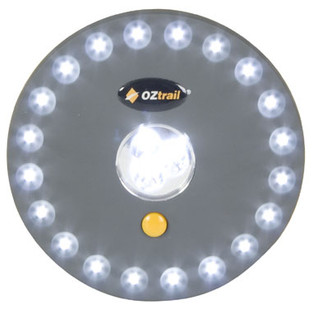 Oztrail UFO 23 LED Portable Tent Light Lamp - Lights On