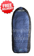Caribee Tundra -10 Celcius Jumbo Sleeping Bag - (Blue)