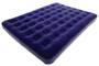 OZtrail Queen Inflatable Velour Air Bed Mat Mattress - (Blue)