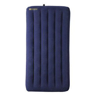 Caribee Single Velour Air Bed Inflatable Mattress - (Top View)