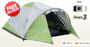OZtrail Classic 3V Dome Hiking 3 Man Person Tent - Dimensional and Floor Plan