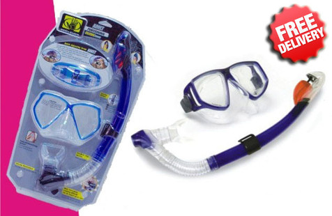 Body Glove Goggle Mask and Snorkel Diving Set