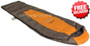 OZtrail Compact 100 Lightweight Sleeping Bag +10 Celcius - (Angle View)