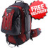 Caribee Lynx 65 Ltr Backpack Travelpack Hiking Bag - Front View