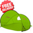 Caribee Pop Up Beach Tent Sun Shade UV Shelter - (Green)