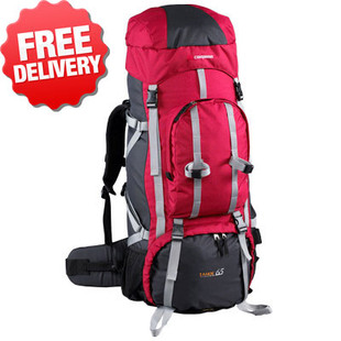 Caribee Tahoe 65 Lt Rucksack Backpack Travel Pack Bag - With Free Shipping