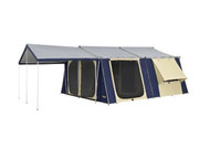 OZtrail 15 x 16 Canvas Cabin Tent - Angle View