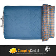 OZtrail Outback Comforter Double Sleeping Bag -5cel for two people