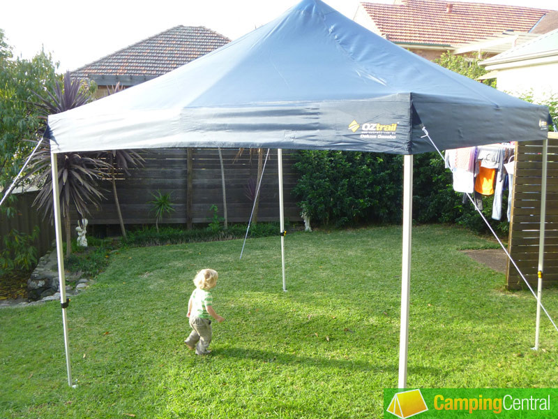 Gazebo and outlet marquee