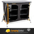 Oztrail 3-Shelf Double hard-top instant camp storage cupboard