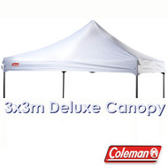 White 3x3m Replacement Canopy for Deluxe Gazebo