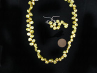 Yellow Keshi Freshwater Pearl Necklace