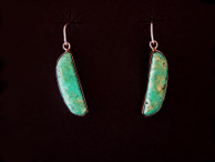 Natural Turquoise Dangle Earrings by Ron Henry