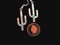 Saguaro Sterling Silver Earrings by Lorraine Chee