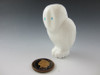 Owl Fetish Carving from Alabaster by Zuni artist Tim Lementino available at Sacredbear.com.