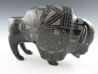 Buffalo fetish carving by Zuni artist Curtis Garcia.