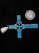 Cross Inlaid by Zuni artist Edison Yazzie.