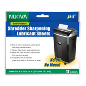 Nuova Shredder Sharpening & Lubricant Sheets ITBSP121